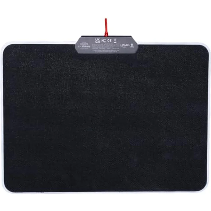 Lexip X UBISOFT Assassins Creed Shadows Mouse Pad, Mausmatte, strapazierfähig, Schwarz, Rot, Gold – Bild 3