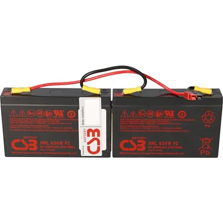 WSB Ersatzakku CSB RBC18, kompatibel mit APC USV für SC450RMI1U, SC250RMI1U, PS450I, BS250I, Bleiakku AGM, Plug & Play, Industriequalität – Bild 2