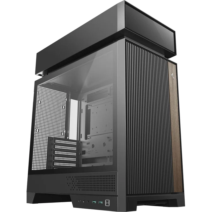 DeepCool CL660, Tower-Gehäuse mit Tempered Glass, schwarz, für Mini-ITX, micro ATX und ATX Motherboards