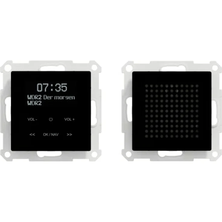 Merten MEG4375-0303, Unterputz-Radio, schwarz, (DAB+, DAB)  – Bild 2