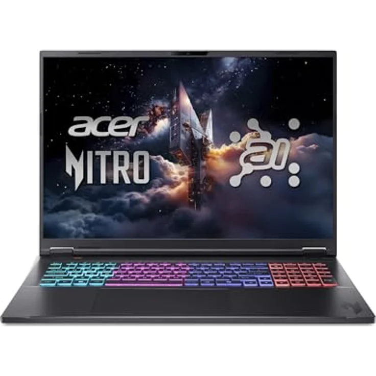 Acer Nitro 18 AI AN18-61-R698, 18" WQXGA Notebook mit AMD Ryzen AI 7 350, NVIDIA GeForce RTX 5060, 16 GB RAM, 1 TB SSD, Schwarz – Bild 2