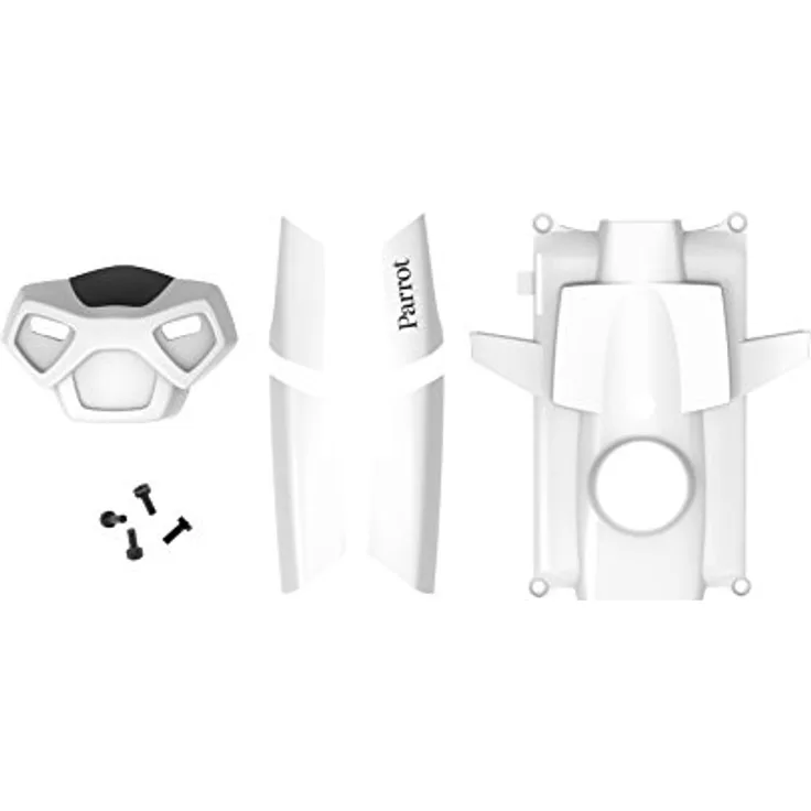 Parrot - Rolling Spider - Abdeckungen 5 Stück + Schrauben weiß