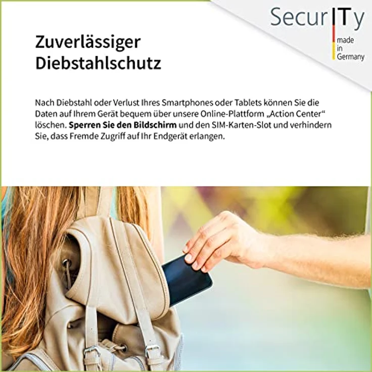 G DATA Mobile Security 2024, Antivirenprogramm für Android, 3 Geräte, 1 Jahr, Phishing Schutz, Made in Germany, Aktivierungskarte per Post – Bild 4