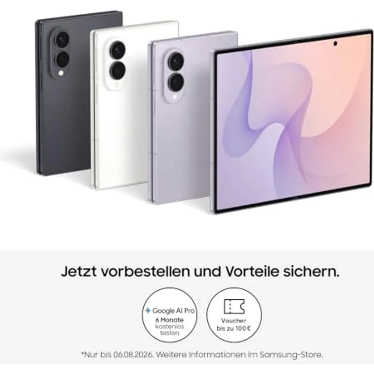 SAMSUNG Galaxy Z Fold8, 256 GB Smartphone in Lavender, Dual SIM – Bild 2