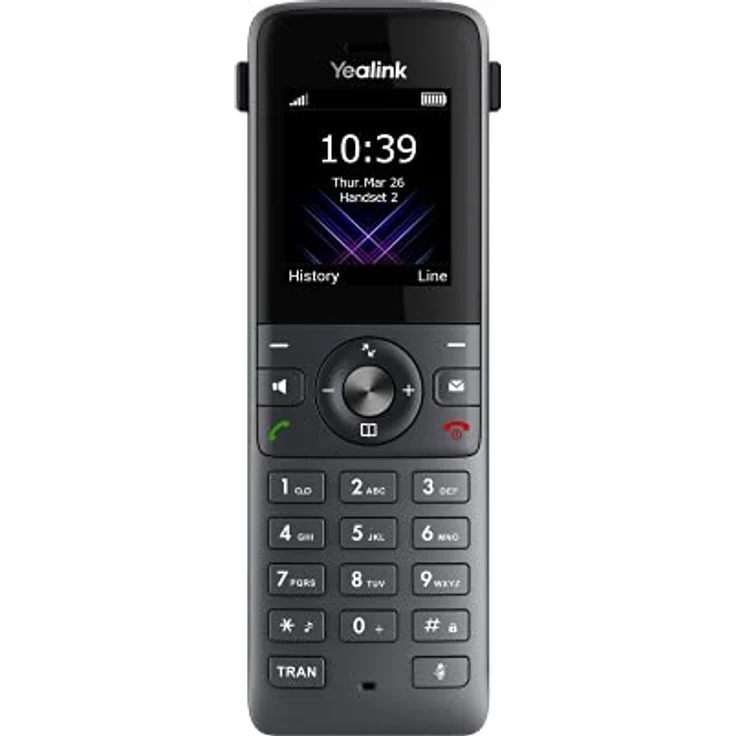 Yealink W74h DECT Mobilteil, VoIP-Telefon mit 1,8-Zoll TFT-Farbdisplay, HD-Sprachqualität, 24 Stunden Gesprächszeit, Bluetooth und Vibrationsfunktion – Bild 4