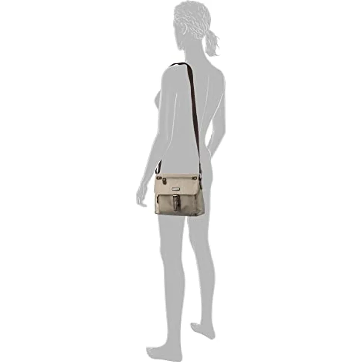 TOM TAILOR, RINA, Damen, Umhängetasche, S, Taupe – Bild 3