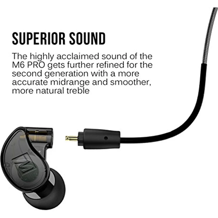 MEE audio, M6 PRO 2. Generation Universal In-Ohr-Monitor 2 Smoke – Bild 4