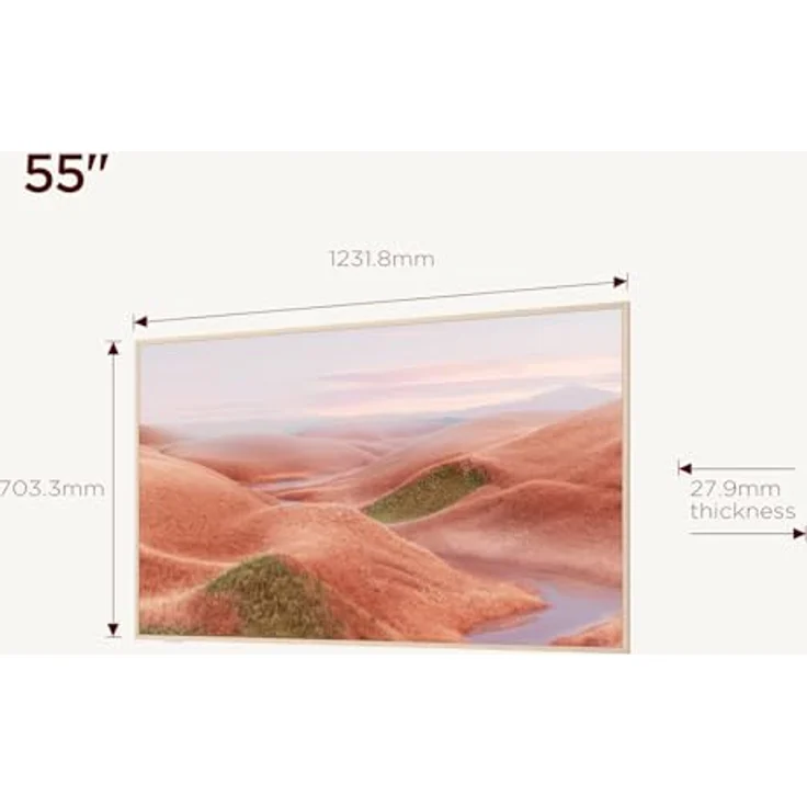 TCL NXTVISION A300W 55 Zoll QLED PRO 4K Ultra HD TV, Dolby Vision IQ & Atmos, 144Hz Motion Clarity Pro, Smart TV mit Google TV – Bild 2