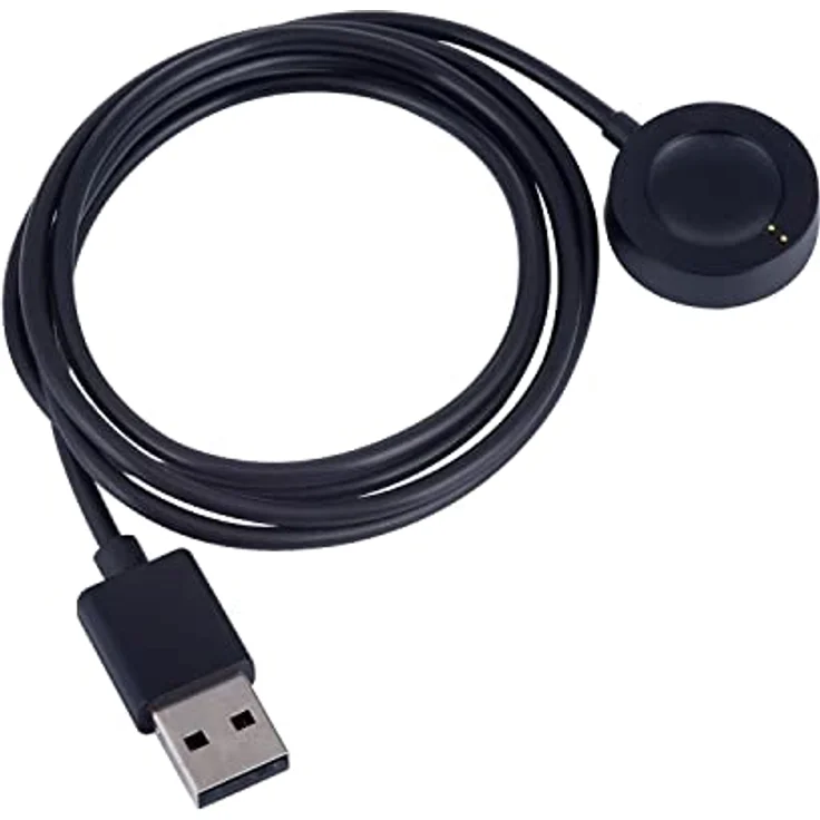 Akyga AK-SW-37, Magnetisches USB-Ladekabel für Smartwatches, 1 m, Schwarz – Bild 1