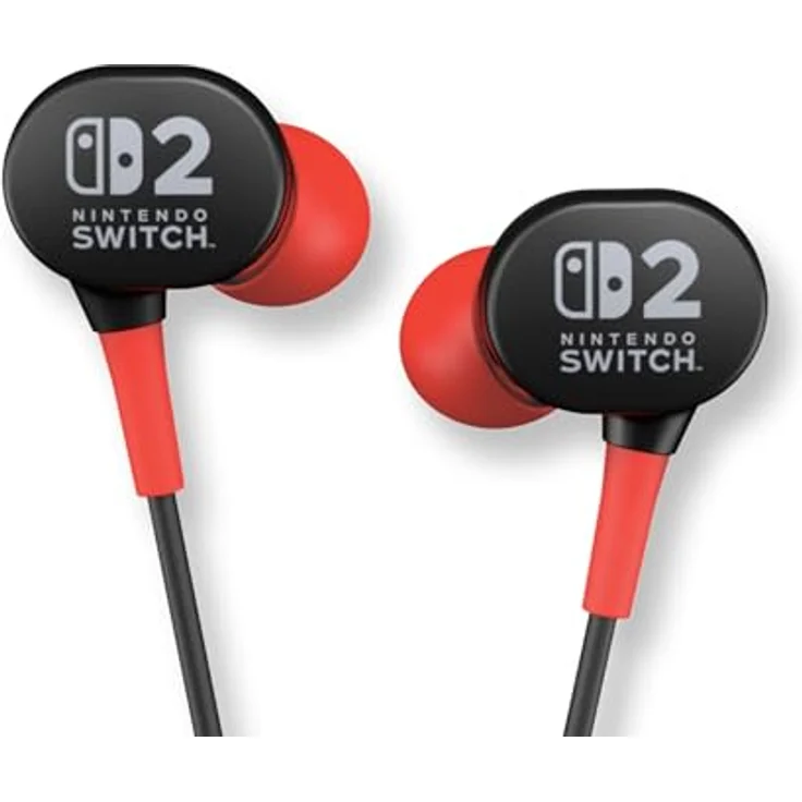 PowerA NSW2, Kabelgebundenes Headset Earbuds, Schwarz – Bild 1