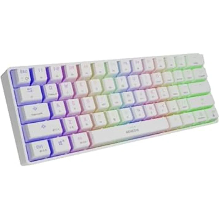 Genesis TECLADO Gaming (Ingles) Thor 660 RGB Weiß mit LED – Bild 4