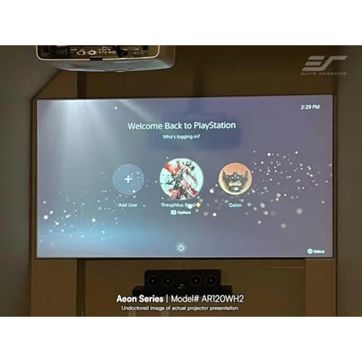 Elite Screens Aeon Edge Free AR100WH2 Rahmenleinwand kein sichtbarer Rahmen 221,0cm x 124,0cm (BxH) 16:9 – Bild 9