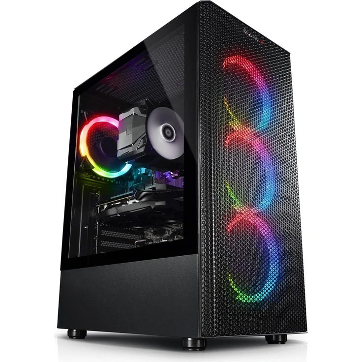 kiebel.de Gaming PC Blizzard 12, Intel Core i9-12900KF, 32GB DDR4, NVIDIA RTX 5060 8GB, 1TB M.2 SSD, WLAN, Windows 11, schwarz