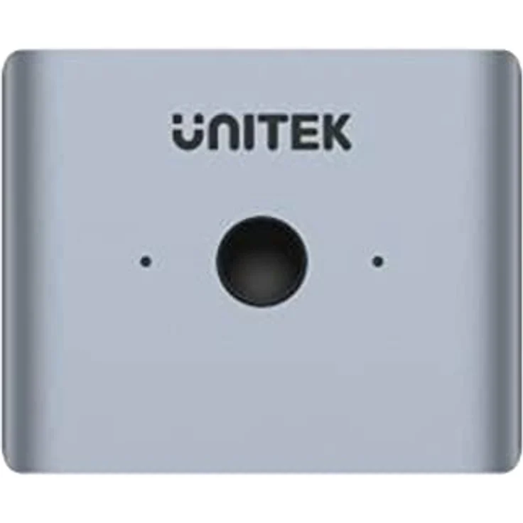 Unitek Bi-direktionaler HDMI 2.1 8K 2na1 Schalter | V1163A | Ein-Tasten-Schalter | Aluminiumgehäuse | Farbe: Space Grau | Unterstützt Auflösungen bis zu 8K@60Hz oder 4K@120Hz – Bild 2