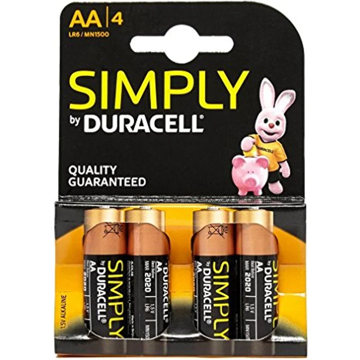 Duracell MN 1500 Simply Mignon Batterien 4 Stück – Bild 2