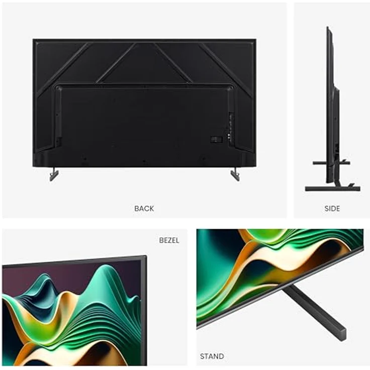 Hisense 55U6NQ 139 cm (55 Zoll) Fernseher 4K Mini LED ULED HDR Smart TV, 60Hz, HDMI 2.0, Game Mode Plus, Dolby Vision & Atmos, Bluetooth, Alexa Built-in, Anthrazit, [2024] – Bild 3