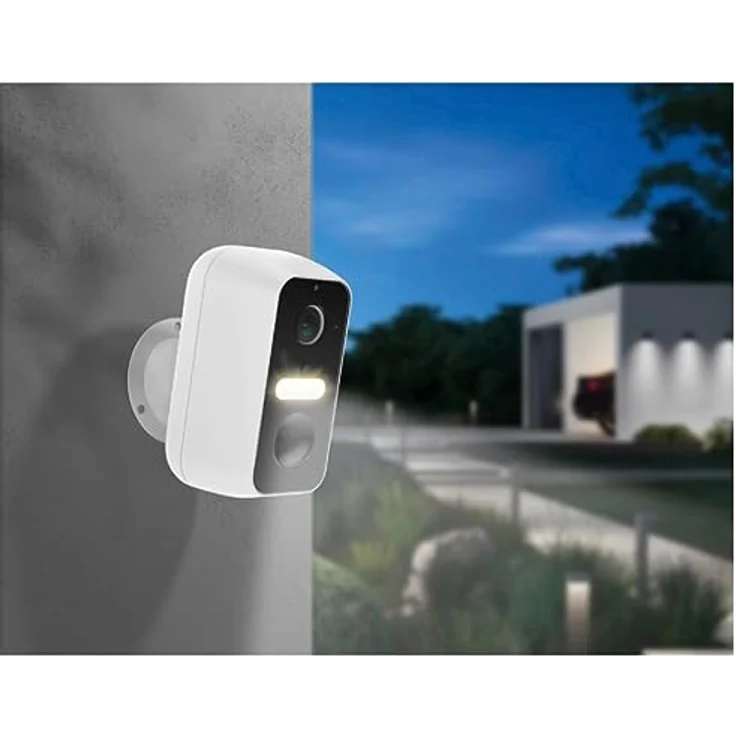 bea-fon/Smart Home/Safer 3L / schwenkbare Überwachungskamera für den Außenbereich mit LED Licht / 3MP Super HD Kamera / IP65 Schutz gegen Strahlwasser und Staubdicht/weiß/Netzwerk 2,4G WiFi – Bild 5