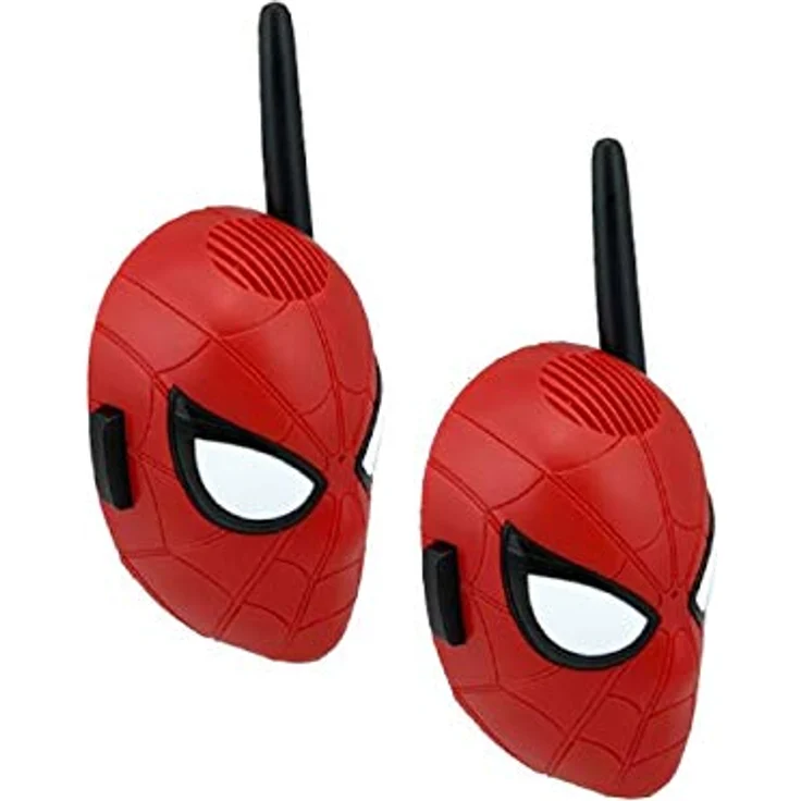 ekids SM-202 Spider-Man Walkie Talkie für Kinder, Rot – Bild 2