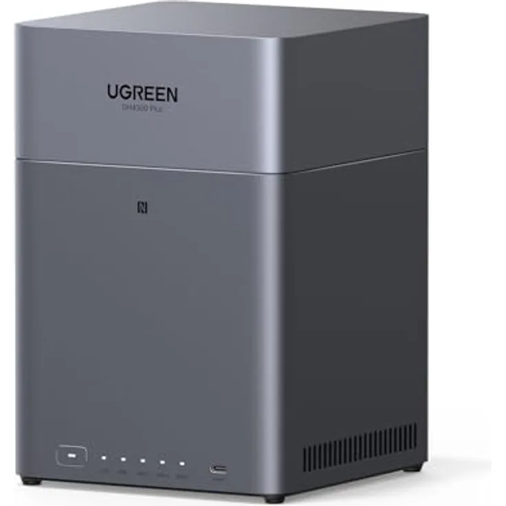 UGREEN NASync DH4300 Plus 4-Bay Desktop NAS, RK3588C SoC, 8GB RAM, 2,5 GbE-LAN, KI Familienalbum, persönliche Cloud (Diskless)