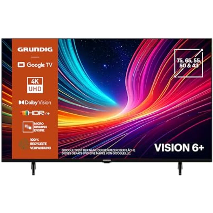 GRUNDIG 50 VOE 74, 50 Zoll 4K Smart TV mit Google TV und Magic Fidelity Sound – Bild 1