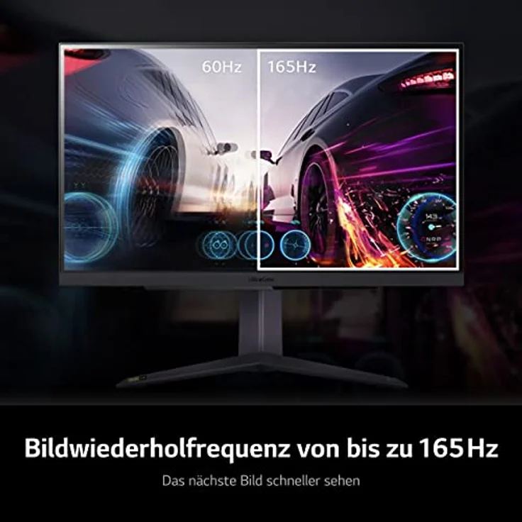 LG Electronics 27GS75QX-B.AEU UltraGear™ QHD Gaming IPS-Monitor 27" (68,4 cm), 2560 x 1440, 1ms GtG, 180 Hz, HDR10, NVIDIA G-Sync Compatible, AMD FreeSync - Schwarz – Bild 4