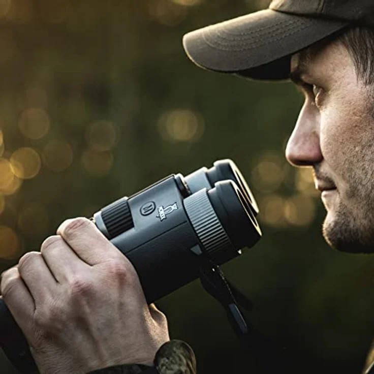 NOBLEX Fernglas NF 10x42 R Advanced | Premium Jagd Fernglas mit präzisem Laser Entfernungsmesser bis zu 2.300 Meter, Winkelmesser und hellem OLED-Display | schwarz – Bild 5