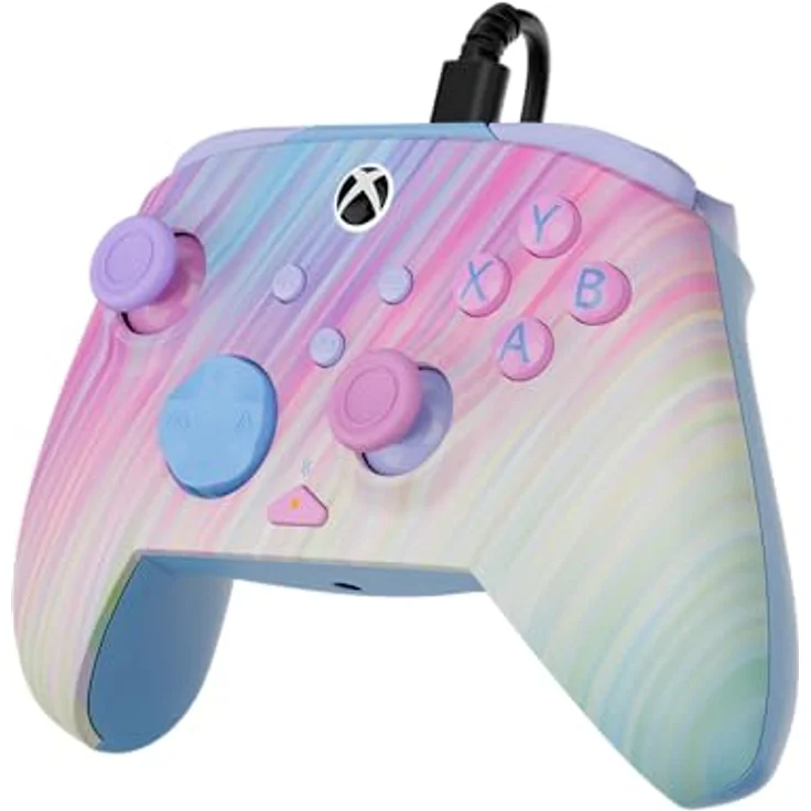 Turtle Beach Rematch Advanced Wired Gamepad, Gaming Controller mit Hall-Effekt-Hair-Trigger und Leuchtfunktion, Cotton Candy (PC) – Bild 12