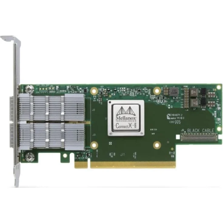 Mellanox ConnectX-6 VPI adapt card HDR IB (PCI Express 4.0 x16), Mehrfarbig