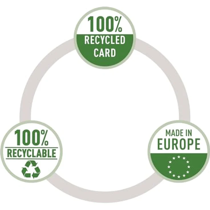 ESSELTE Aktenordner Ordner No.1 klimaneutral Papier A4 50mm weiß, 100% recycelbar, mit Hebelmechanik und FSC-Zertifizierung – Bild 3