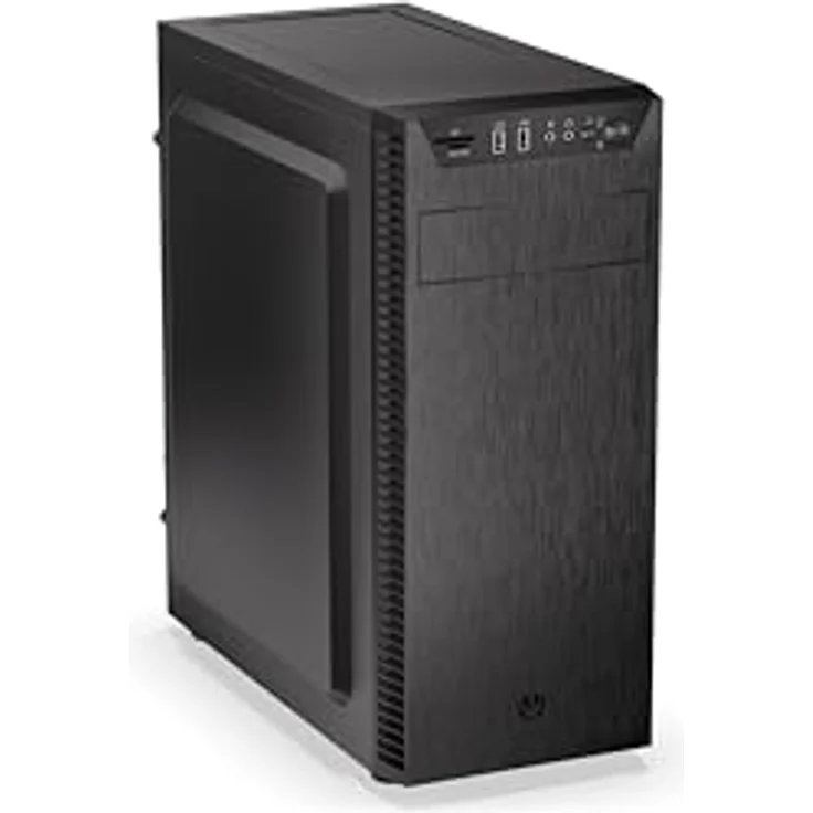ENDORFY Armis 100 Solid, ATX PC-Gehäuse mit Stratus 120 PWM-Lüfter, Speicherkartenleser, EY2A015, schwarz – Bild 3