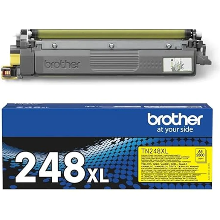 Brother TN-248XLY Tonerpatrone, gelb, hohe Ergiebigkeit bis zu 2300 Seiten für Laser-Drucker – Bild 3
