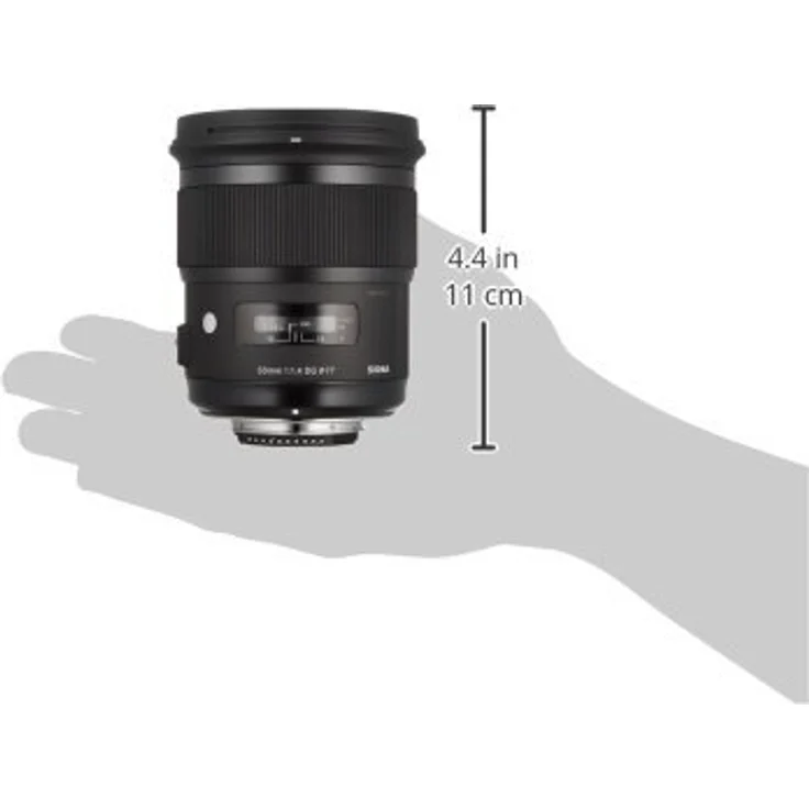 Sigma 50mm F1,4 DG HSM Art Objektiv (77mm Filtergewinde) für Nikon Objektivbajonett – Bild 4