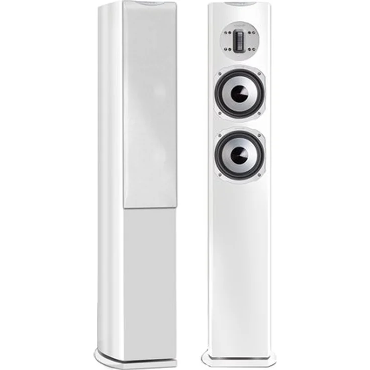 Quadral Chromium Style 6 Weiss hochglanz Standlautsprecher - 170 Watt - weiß – Bild 2
