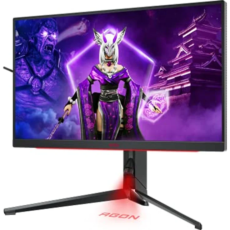 AOC Agon Pro AG274QXM - 27 Zoll QHD Gaming Monitor, 170 Hz, 1 ms, FreeSync Premium Pro, HDR1000, schwarz/rot – Bild 3