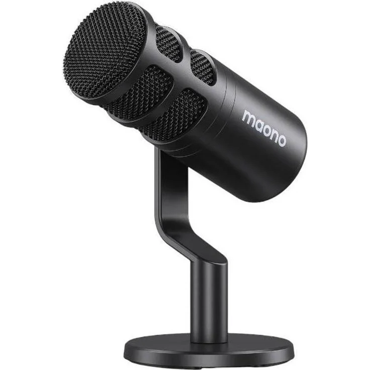 Maono PD100, dynamisches Mikrofon mit Nierencharakteristik und XLR-Ausgang für Streaming und Podcasting, ganz aus Metall