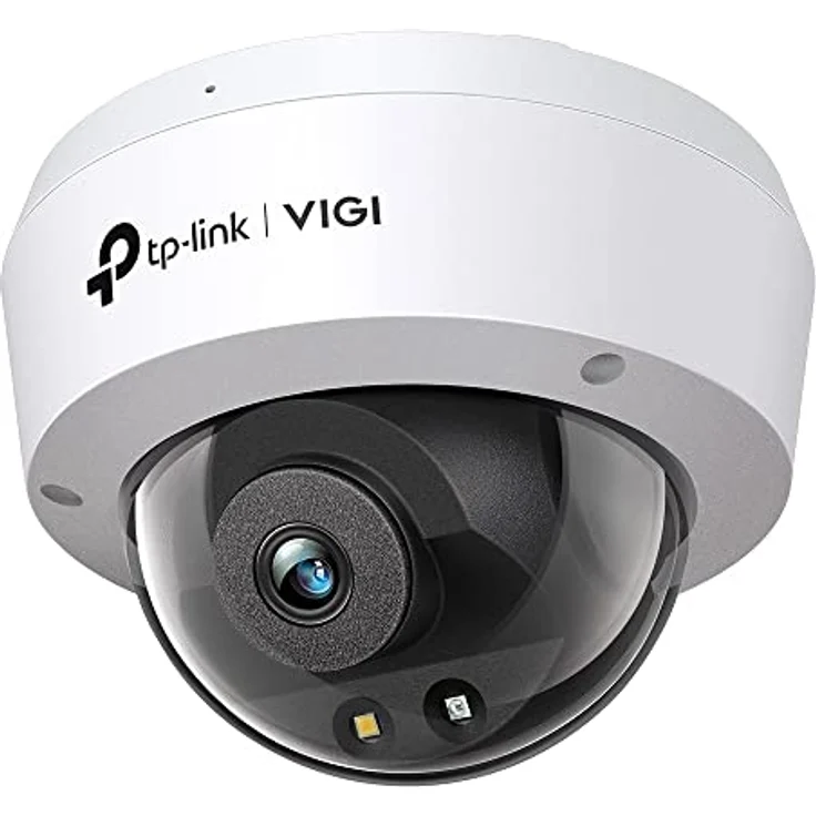 TP-Link VIGI C230 Smart Sicherheitskamera mit 4 mm Objektiv, 3 MP HD Vollfarbkuppel-Netzwerkkamera, IK10 vandalensicher, IP67 wasserdicht, H.265+, PoE/12 V CCTV – Bild 1