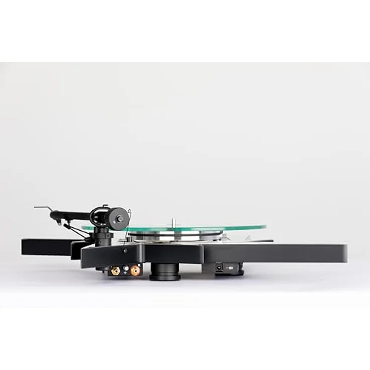 Pro-Ject Metallica Artist Collection Plattenspieler (Manuell), schwarzer Plattenspieler mit Glasteller und 8,6-Zoll-S-Tonarm – Bild 4