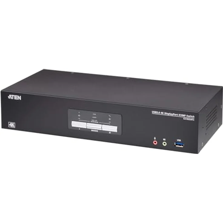 ATEN CS1922ATC 2-Port USB 3.0 4K DisplayPort KVM Switch für ATC, unterstützt Bildschirmauflösungen von 2048 x 2048 @ 60 Hz – Bild 1