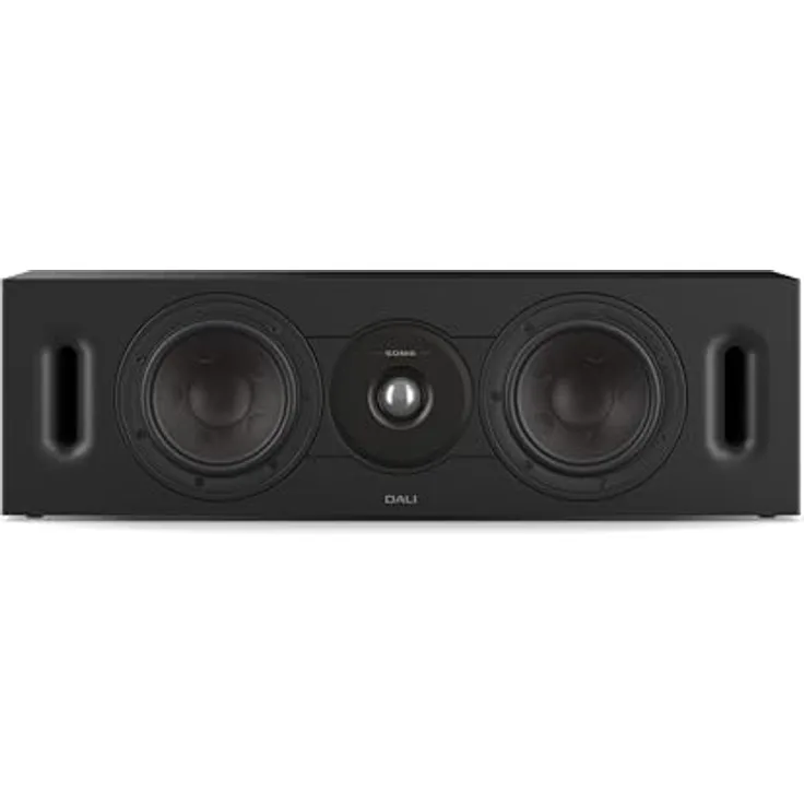 DALI SONIK CINEMA, Centerlautsprecher mit dualen 5,25 Zoll Tieftönern für glasklare Dialoge, Schwarz