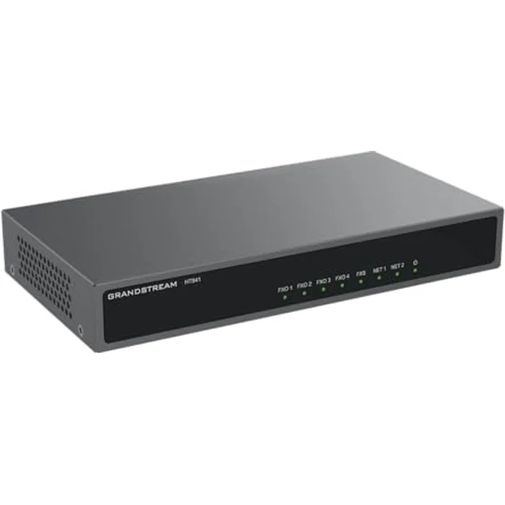Grandstream FXO 4 FXS 1 GIGE PoE NAT Router, Hochleistungsgerät mit 3-Wege-Sprachkonferenzen – Bild 2
