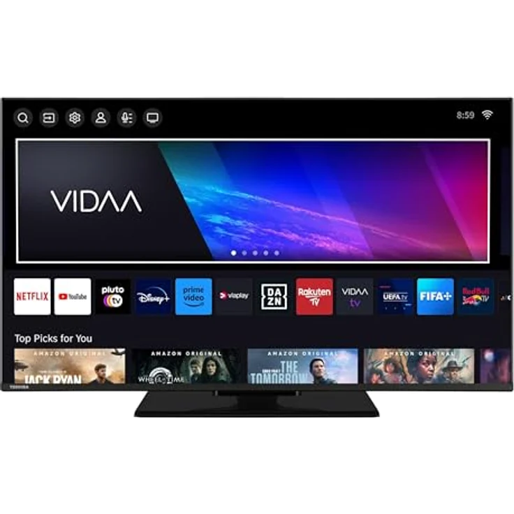 Toshiba 40LV3F63DA, 40 Zoll Smart TV mit VIDAA, Full HD, HDR, Triple-Tuner und Bluetooth, LED Fernseher – Bild 2