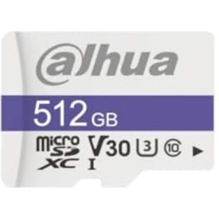 Imou DAHUA 512 GB MICROSD-Karte Read Speed UP to 100 MB/S Write Speed UP to 80 MB/S Speed Class C10 U3 V30 TBW 70TB, langlebig und robust