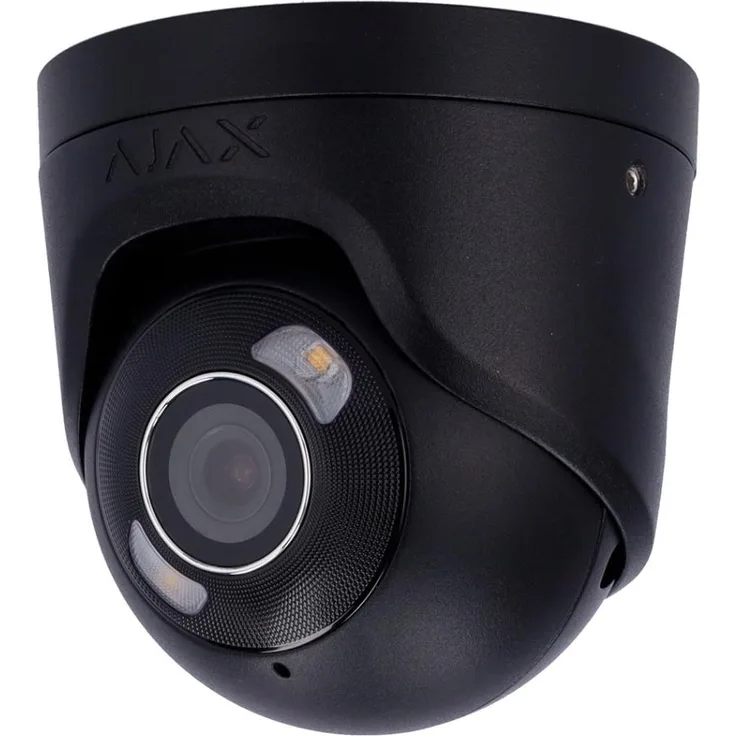 Ajax TurretCam HL IP Eyeball Kamera, 5 MP, 4.0 mm, IP67 wasserdicht, intelligente Videoanalyse, schwarz