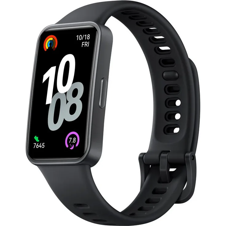 Huawei Fitness-Tracker Band 10, 3,7 cm AMOLED Farbdisplay, wasserdicht bis 50 m