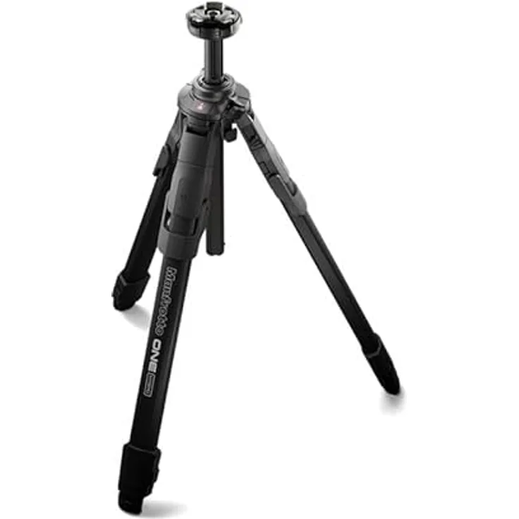 Manfrotto ONE Alu Tripod, flexibles Metall-Stativ für Fotografie und Video, elegantes Design