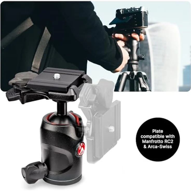 Manfrotto Befree Advanced GT Carbon Reisestativ Twist (Drehverschluss) mit Kugelkopf, inkl.Tasche (für Canon, Nikon, Sony, DSLR, CSC, Spiegellose Kamera, Traglast:10kg, Packmaß:43cm, Gewicht:1,55kg) – Bild 6