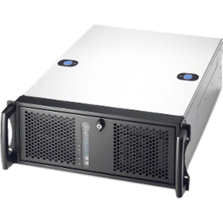 Chenbro RM42200 USB 3.0 Rack-Gehäuse (ATX), PC Gehäuse mit USB - 4U - Ohne Netzteil - Schwarz