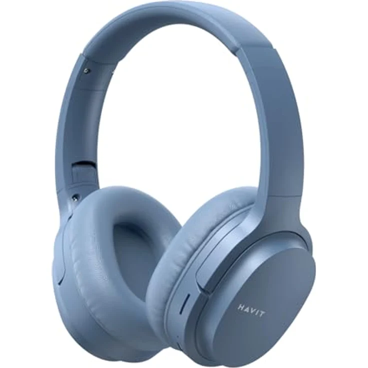 Havit I62 Bluetooth Headphone (Deep Blue), Kabelloser Kopfhörer mit 40mm Treibern und 8 Stunden Betriebsdauer – Bild 1