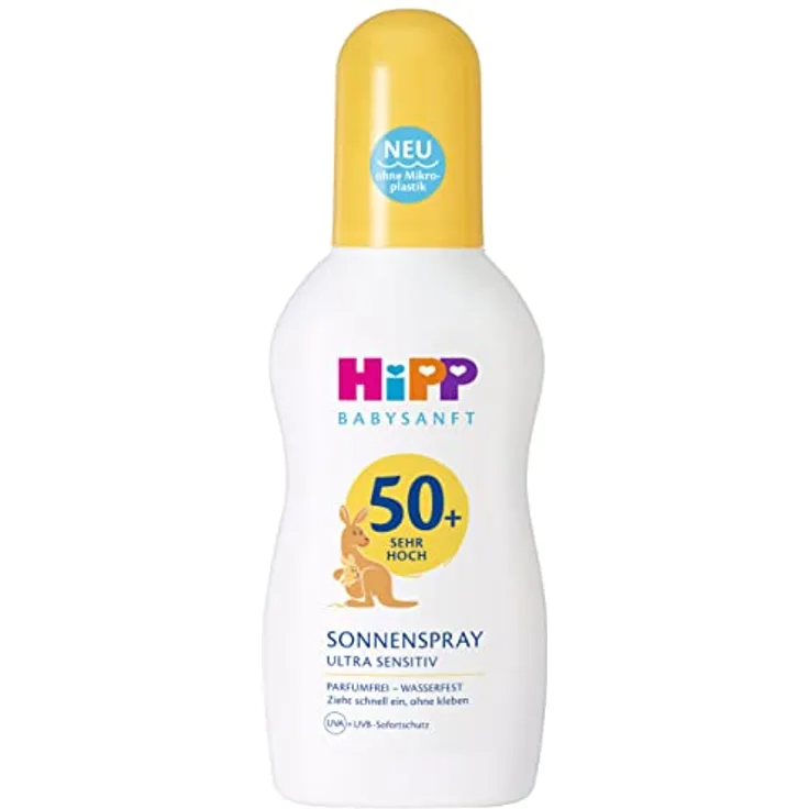 HiPP Babysanft Sonne Sonnenspray LSF50+, 6er Pack (6 x 150ml)