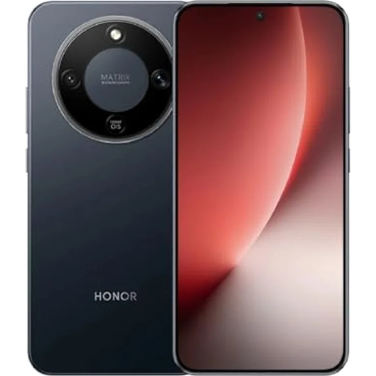 HONOR Magic 8 Lite, 256 GB Dual SIM Smartphone in Midnight Black mit 108 MP Kamera und 7500 mAh Akku – Bild 1